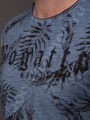 Футболка T6765 синяя