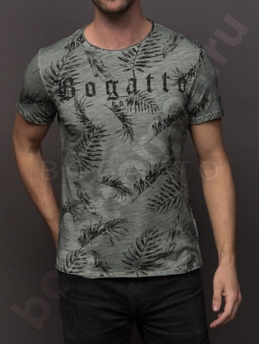 Футболка T6765 зеленая